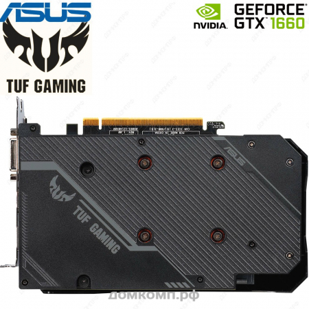 фото Видеокарта Asus GeForce GTX 1660 TUF Gaming (TUF-GTX1660-6G-GAMING) в оренбурге